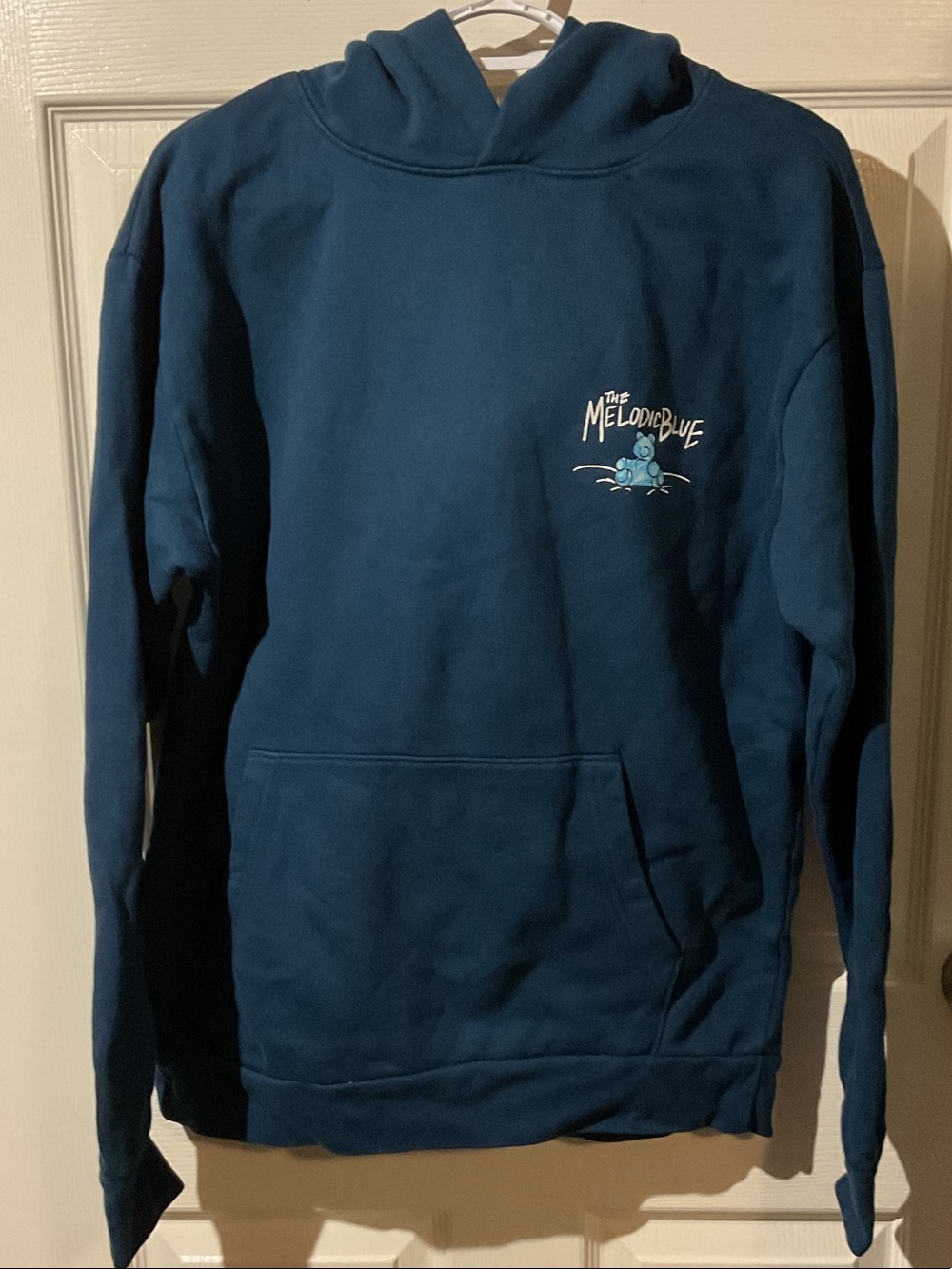 The Melodic Blue Navy Graphic Hoodie